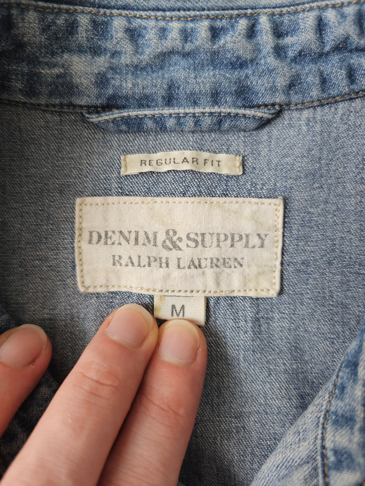 Chemise Polo Ralph Lauren Denim Shirt Western (M)