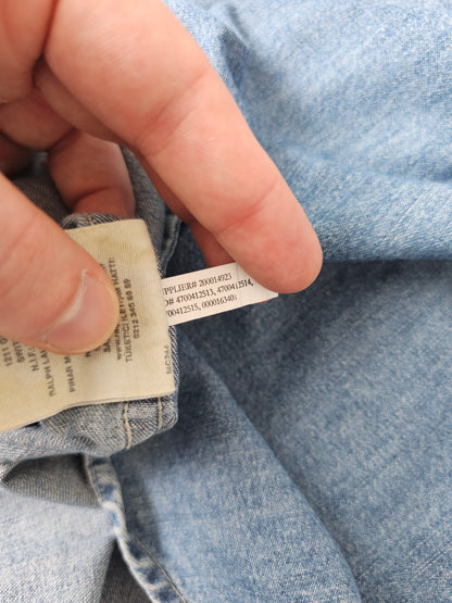 Chemise Polo Ralph Lauren Denim Shirt Western (M)