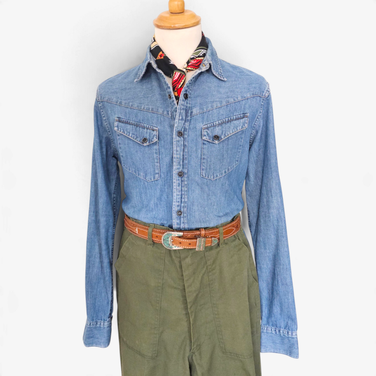 Chemise Polo Ralph Lauren Denim Shirt Western