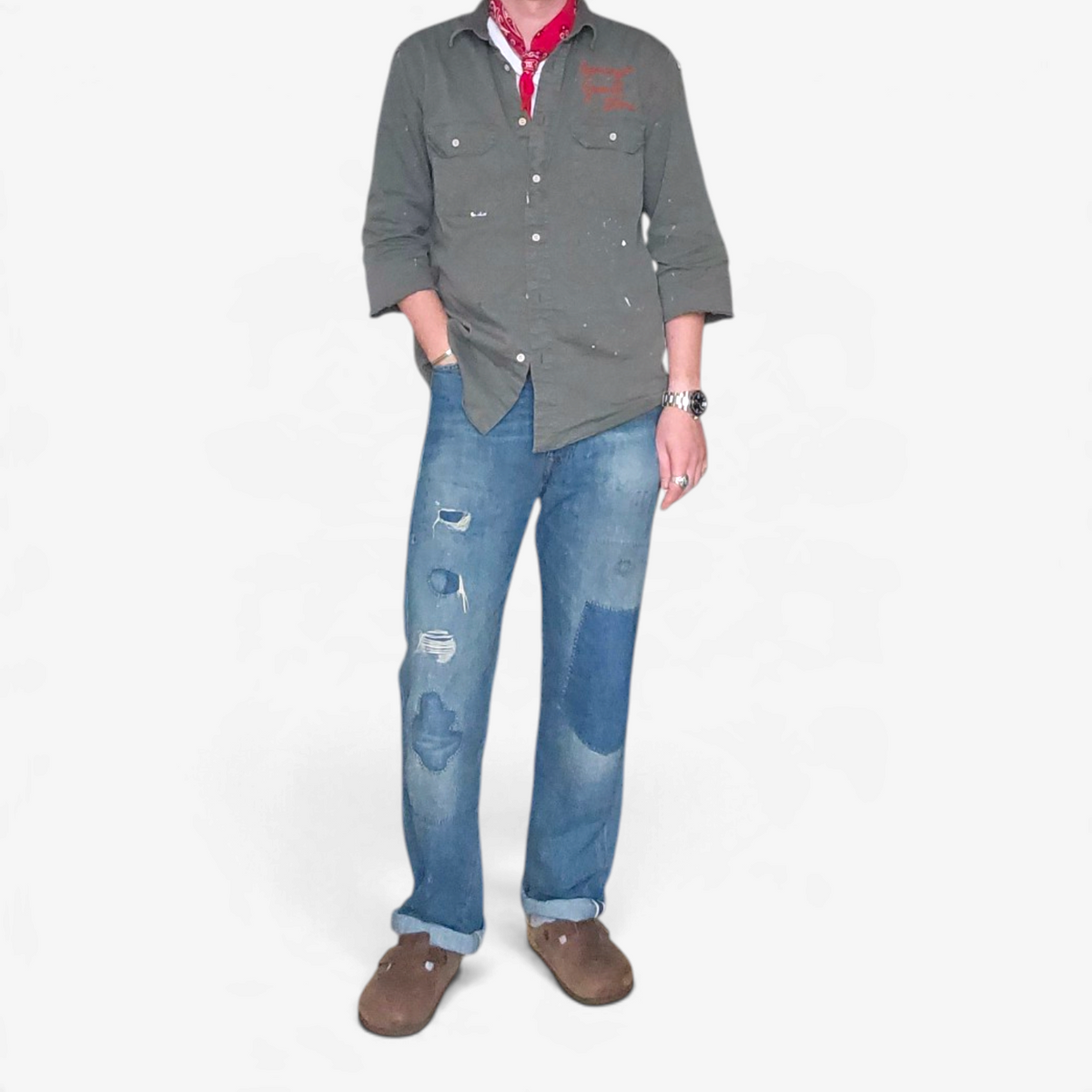 Chemise LVC Levi's Vintage Clothing 1950s Tab Twills Shirt