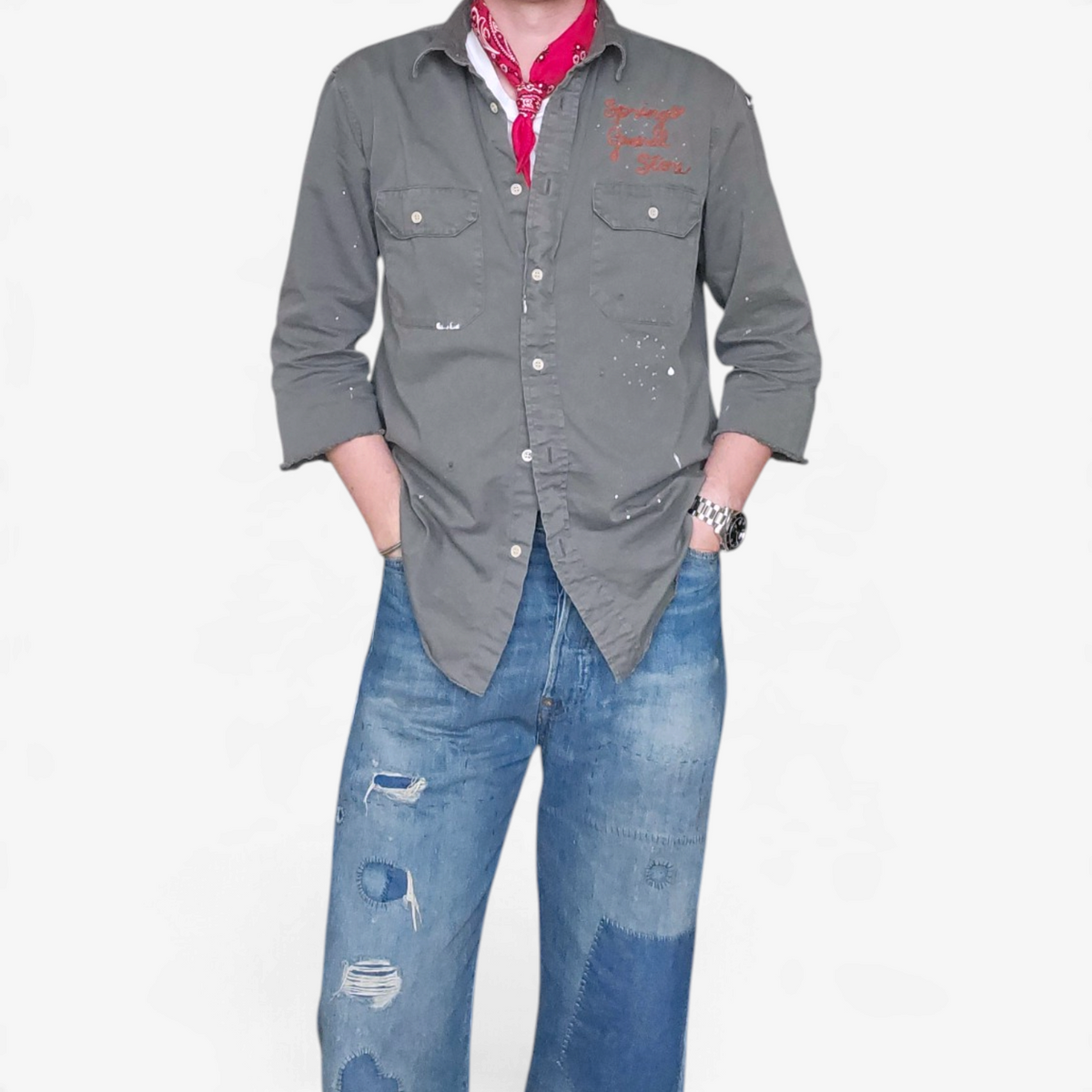 Chemise LVC Levi's Vintage Clothing 1950s Tab Twills Shirt