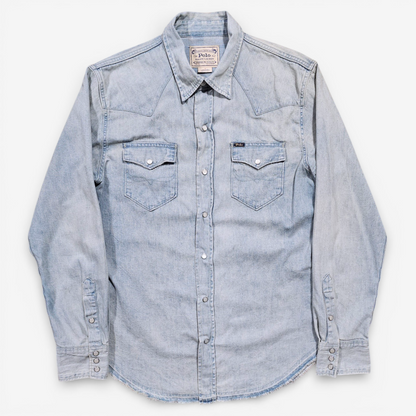 Chemise Polo Ralph Lauren Denim Shirt Western (M)