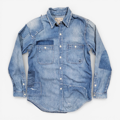 Chemise Polo Ralph Lauren Denim Distressed (S)