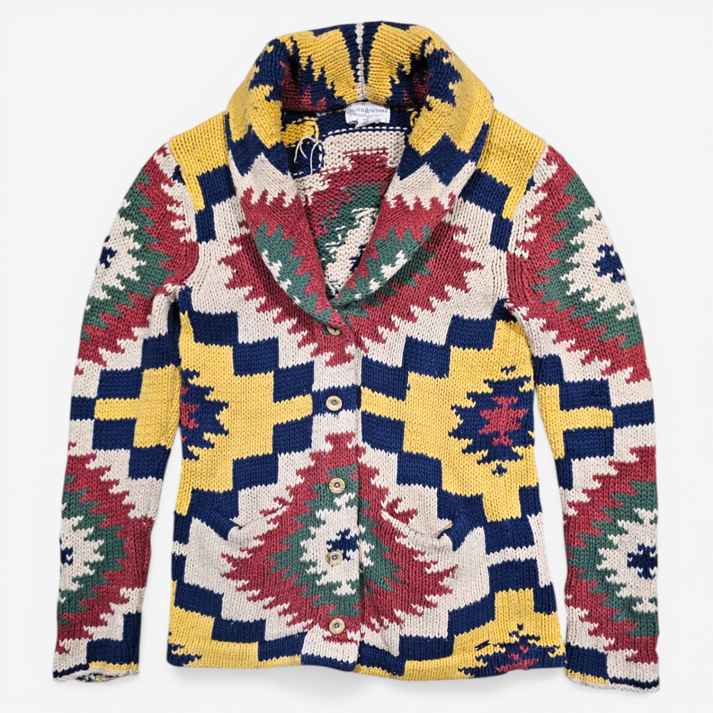 Polo Ralph Lauren Aztec Navajo Shawl Collar Cardigan (M)