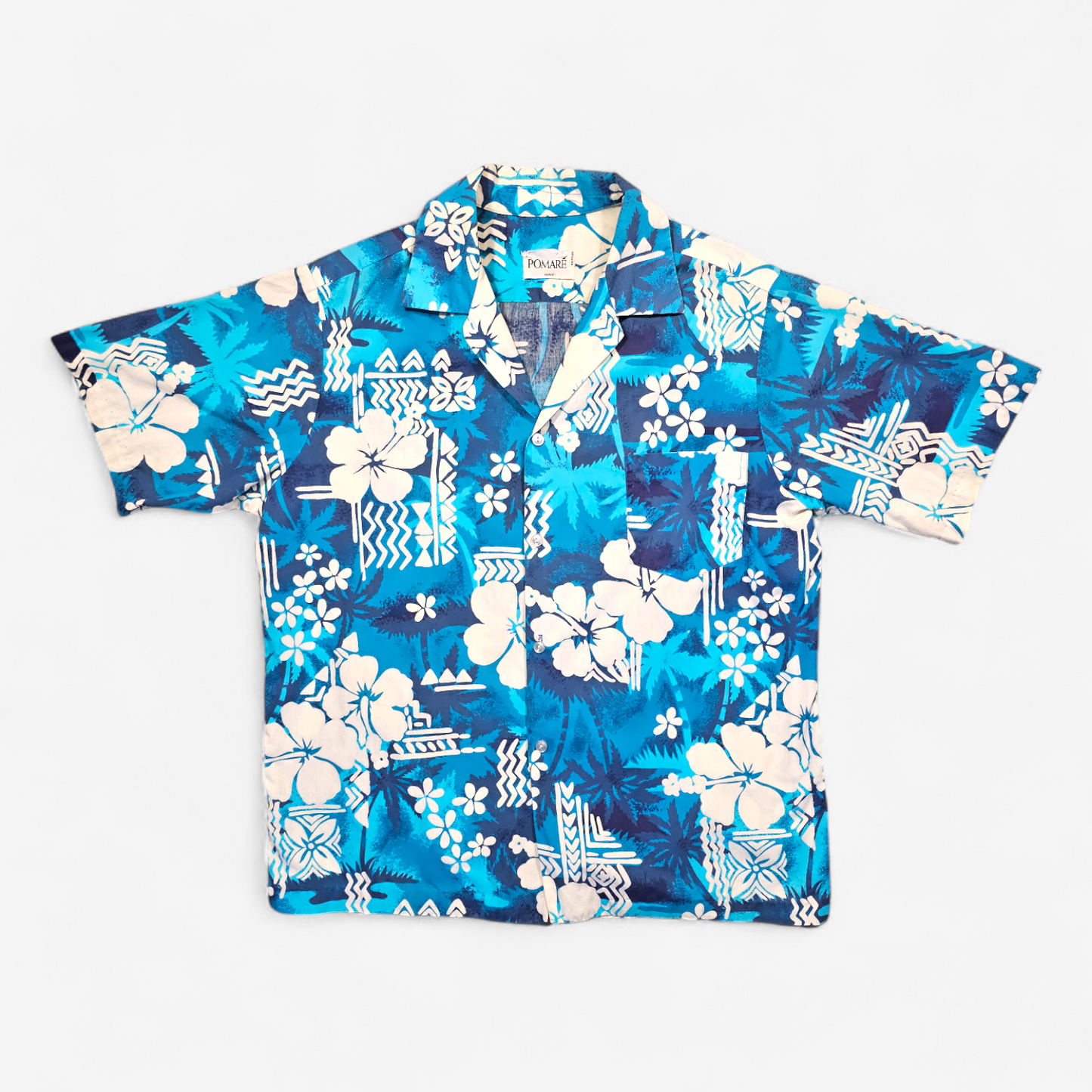 Hawaiian Shirt Vintage 70’s Pomaré Hawaii – Made in USA (L)