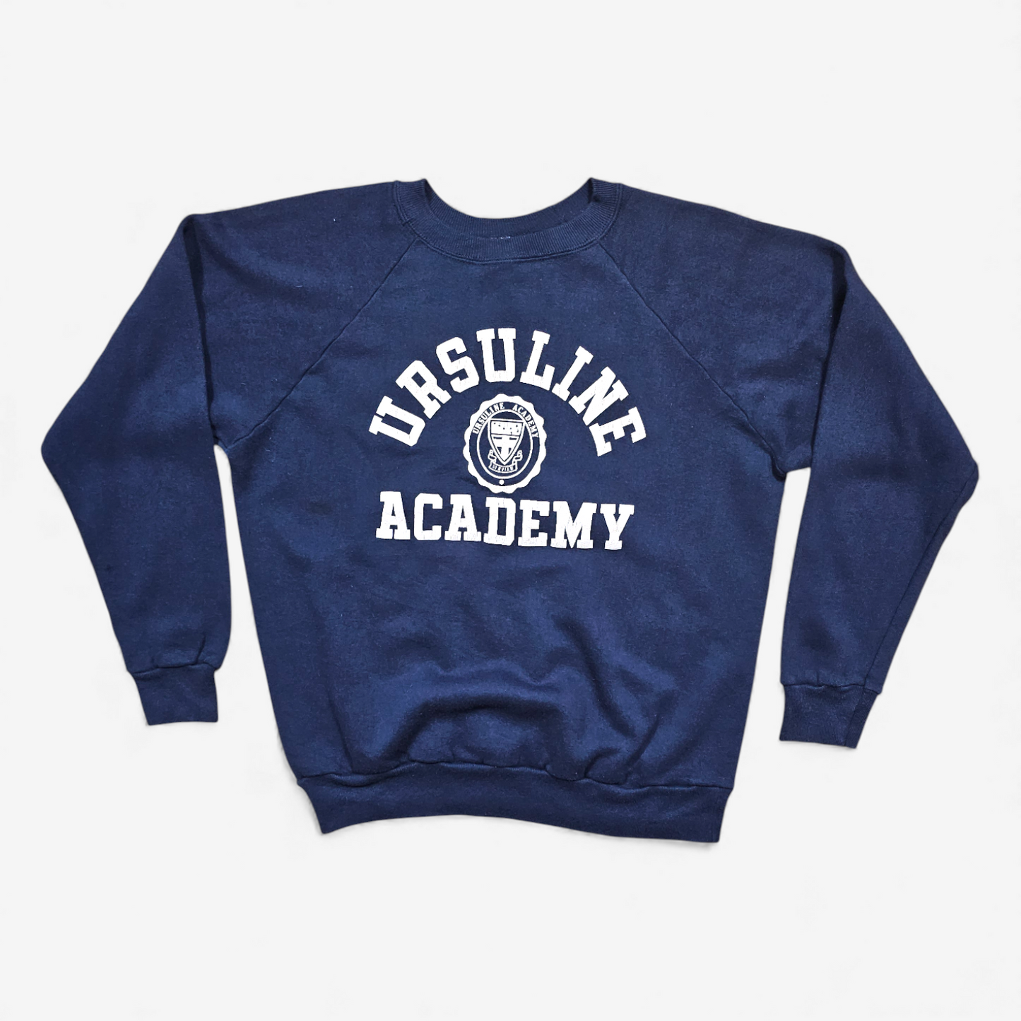 Sweat Vintage Champion 80's Universitaire Ursuline Academy - Made in USA
