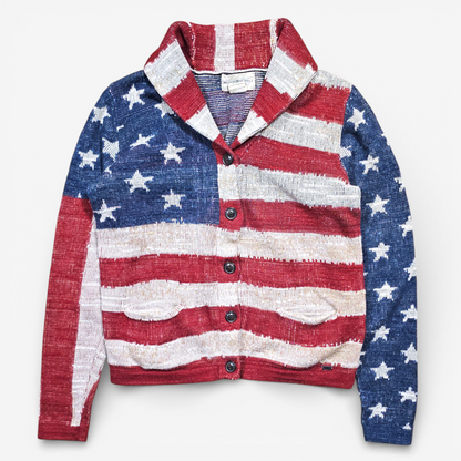 Polo Ralph Lauren USA Flag Shawl Collar Cardigan