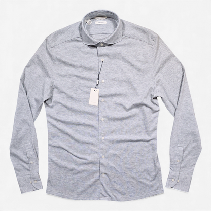 Chemise Suitsupply Knitted Grise (39/40)