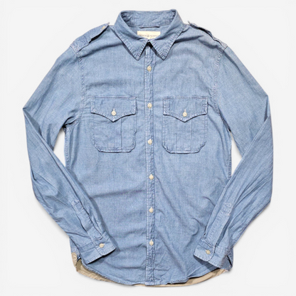 Chemise Polo Ralph Lauren Chambray Shirt Workwear Denim (S)