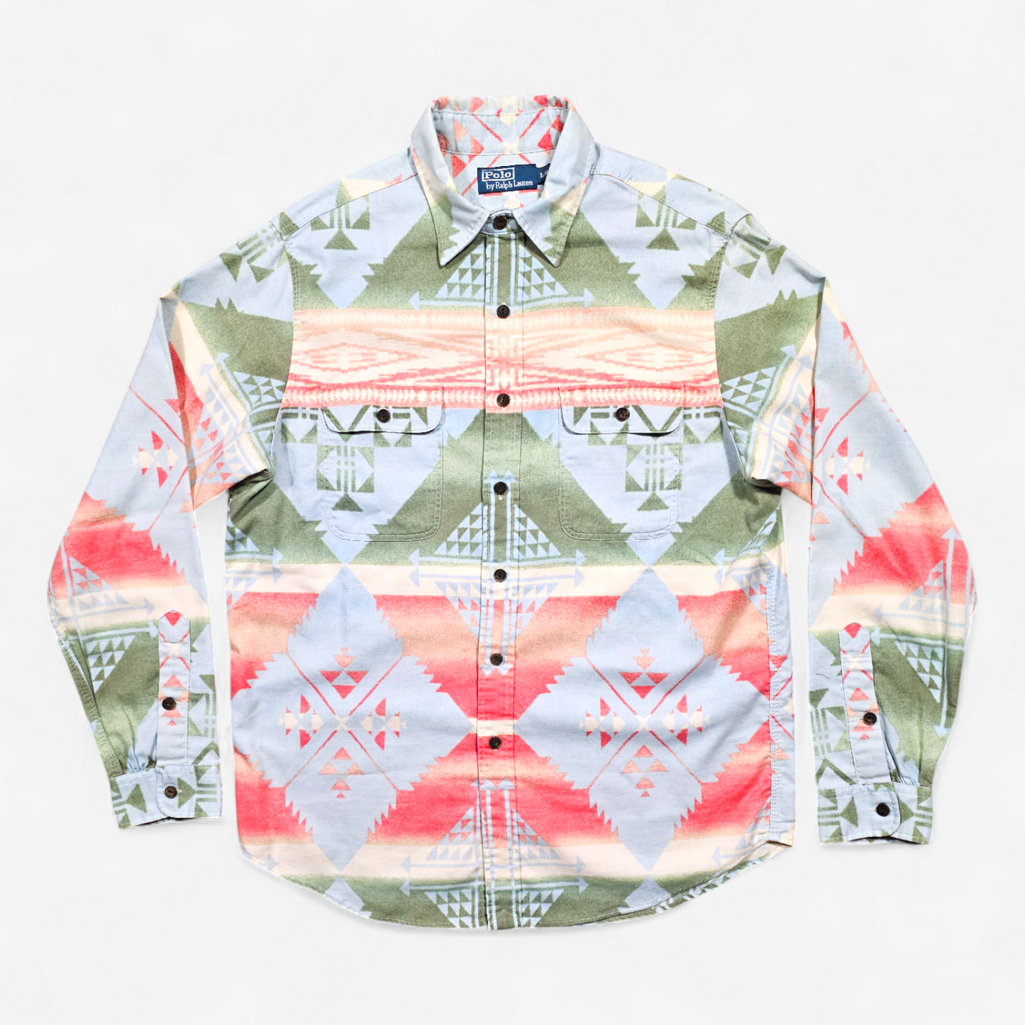 Chemise Ralph Lauren Navajo Aztec Flanelle