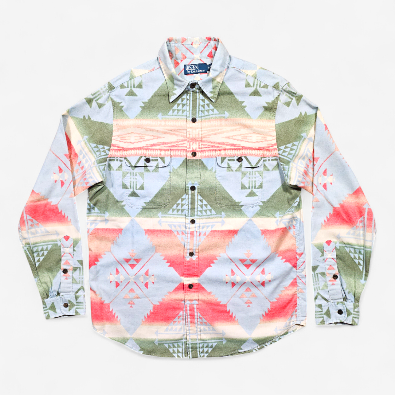 Chemise Ralph Lauren Navajo Aztec Flanelle