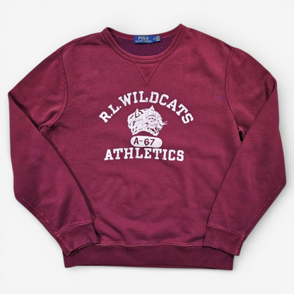 Polo Ralph Lauren Vintage RL Wildcats Athletics Sweatshirt (M)
