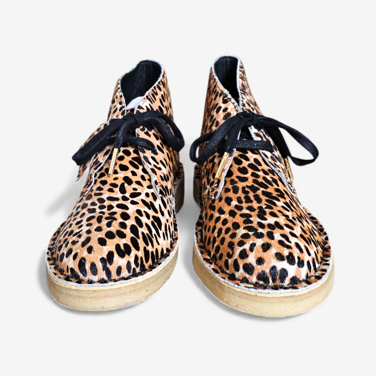 Clarks Originals Desert Boots Leopard Print Pony (39)
