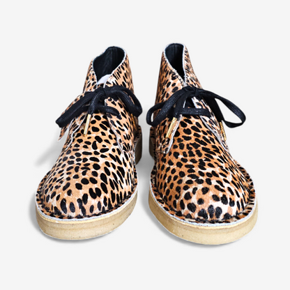 Clarks Originals Desert Boots Leopard Print Pony (39)