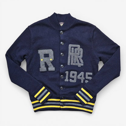 RRL Double RL Ralph Lauren Wool Baseball Jacket Cardigan