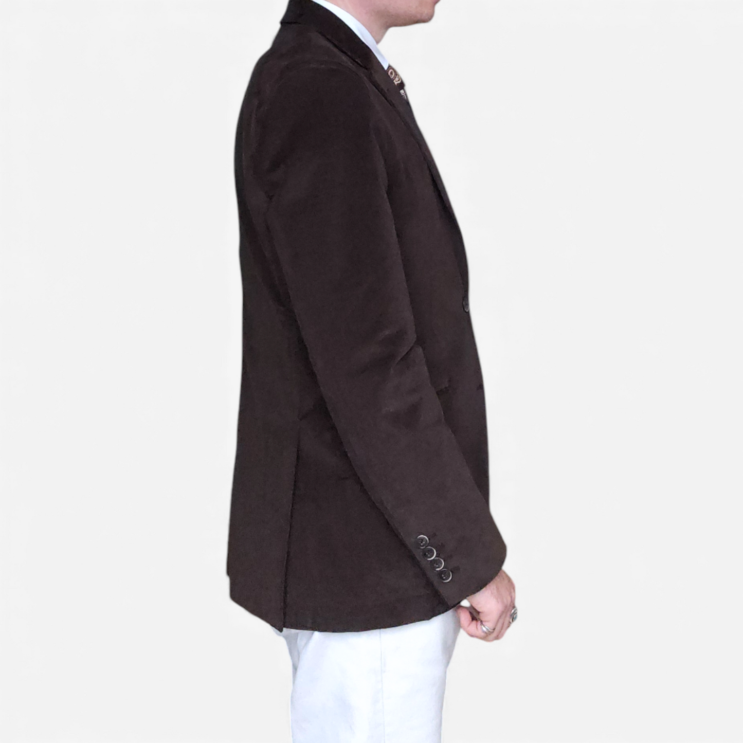 Blazer Hackett Velours Marron (38)