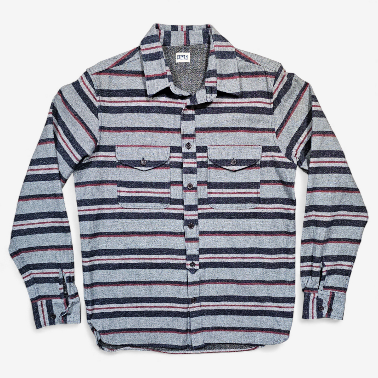 Edwin Heavy Shirt / Overshirt Striped