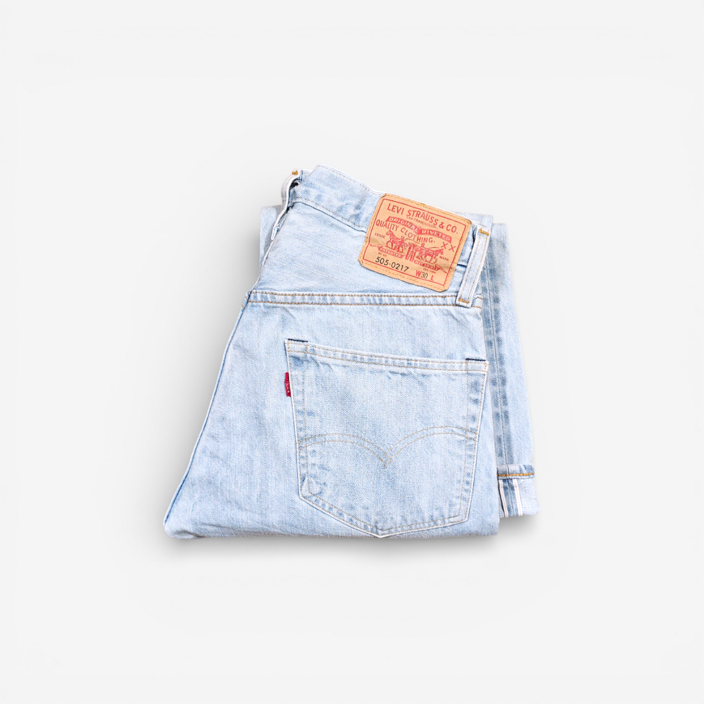 Jean LVC Levi's Vintage Clothing 505 1967 Customized - Selvedge Big E