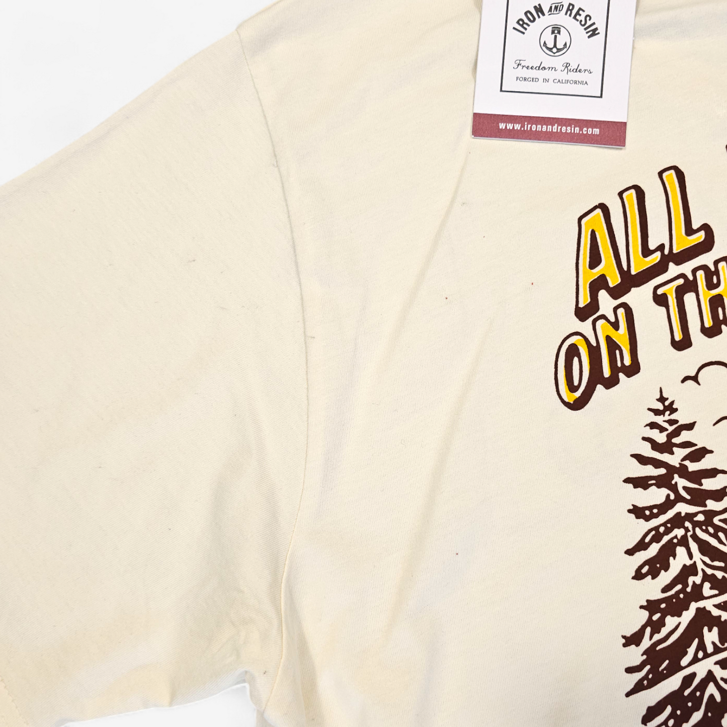 T-shirt Iron & Resin "All I Want Is On The Road Again" (L)