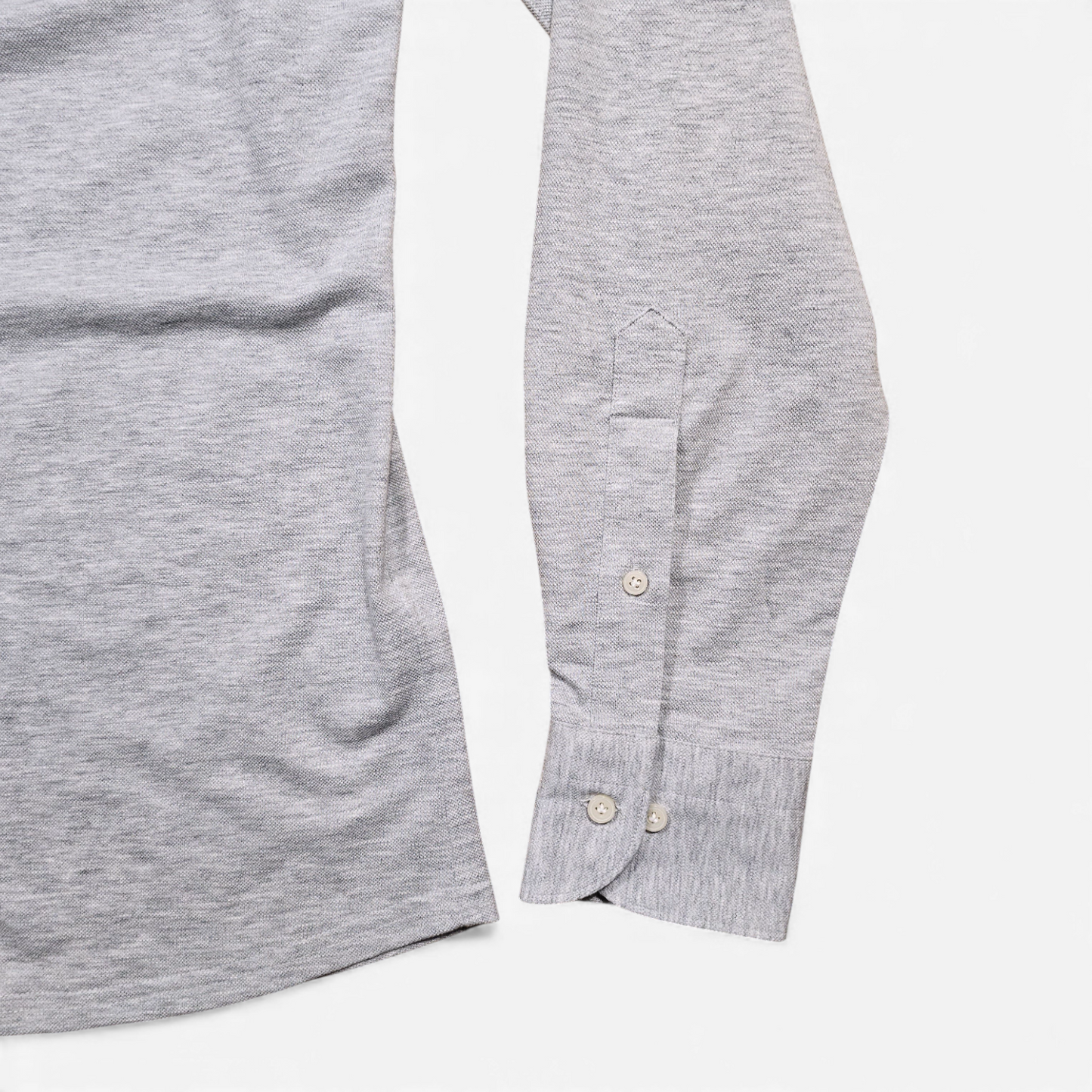 Chemise Suitsupply Knitted Grise (39/40)