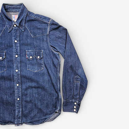 LVC Levi's Vintage Clothing 1955 Sawtooth Denim Shirt - Made in USA (M)