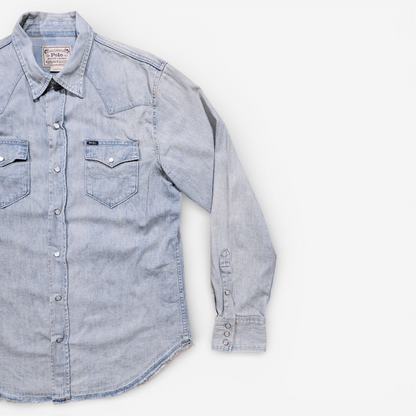 Chemise Polo Ralph Lauren Denim Shirt Western (M)