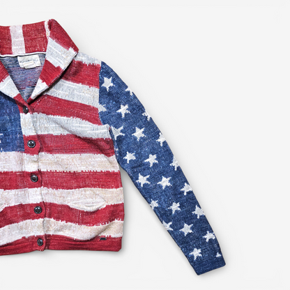 Polo Ralph Lauren USA Flag Shawl Collar Cardigan (S)