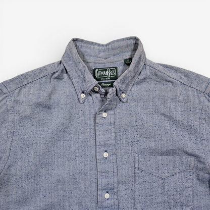 Chemise Gitman Bros flanelle herringbone Made in USA M

