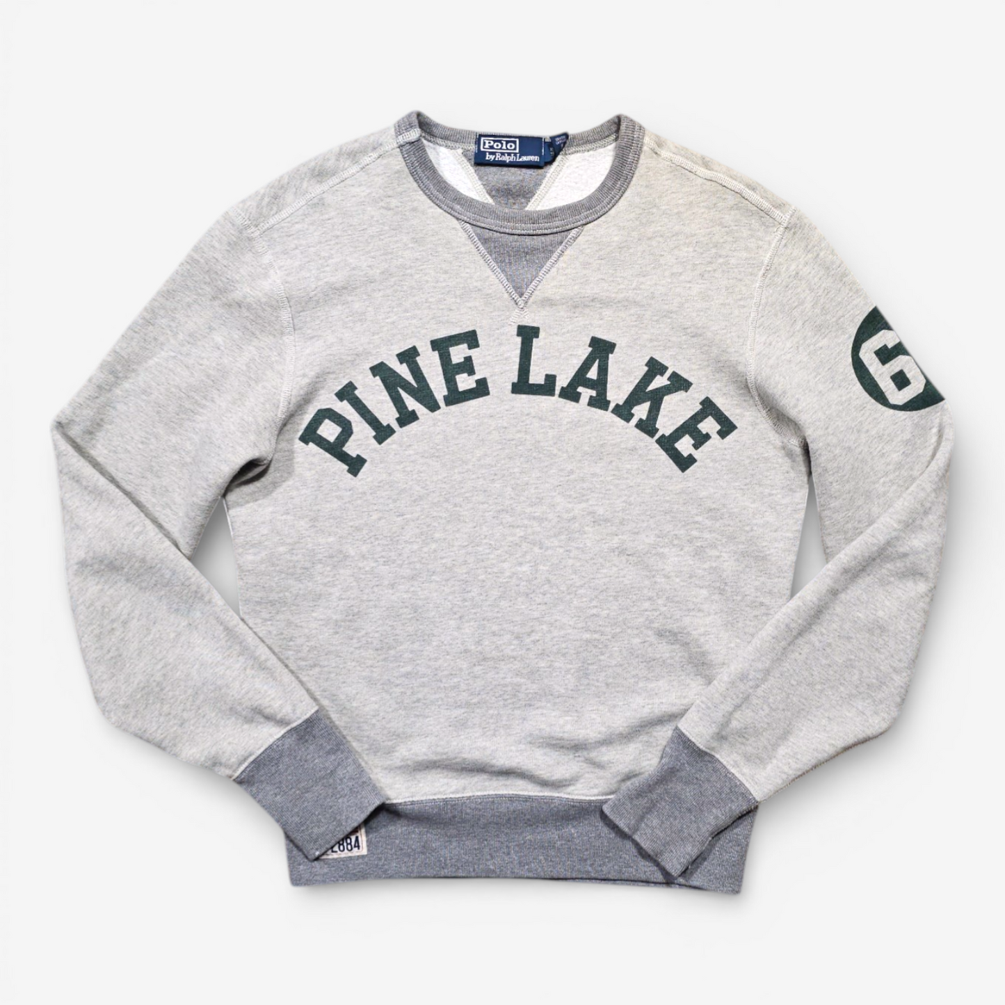 Polo Ralph Lauren Vintage Pine Lake Double V Neck Sweatshirt (XS)