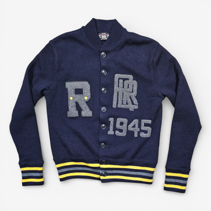 RRL Double RL Ralph Lauren Wool Baseball Jacket Cardigan (S)