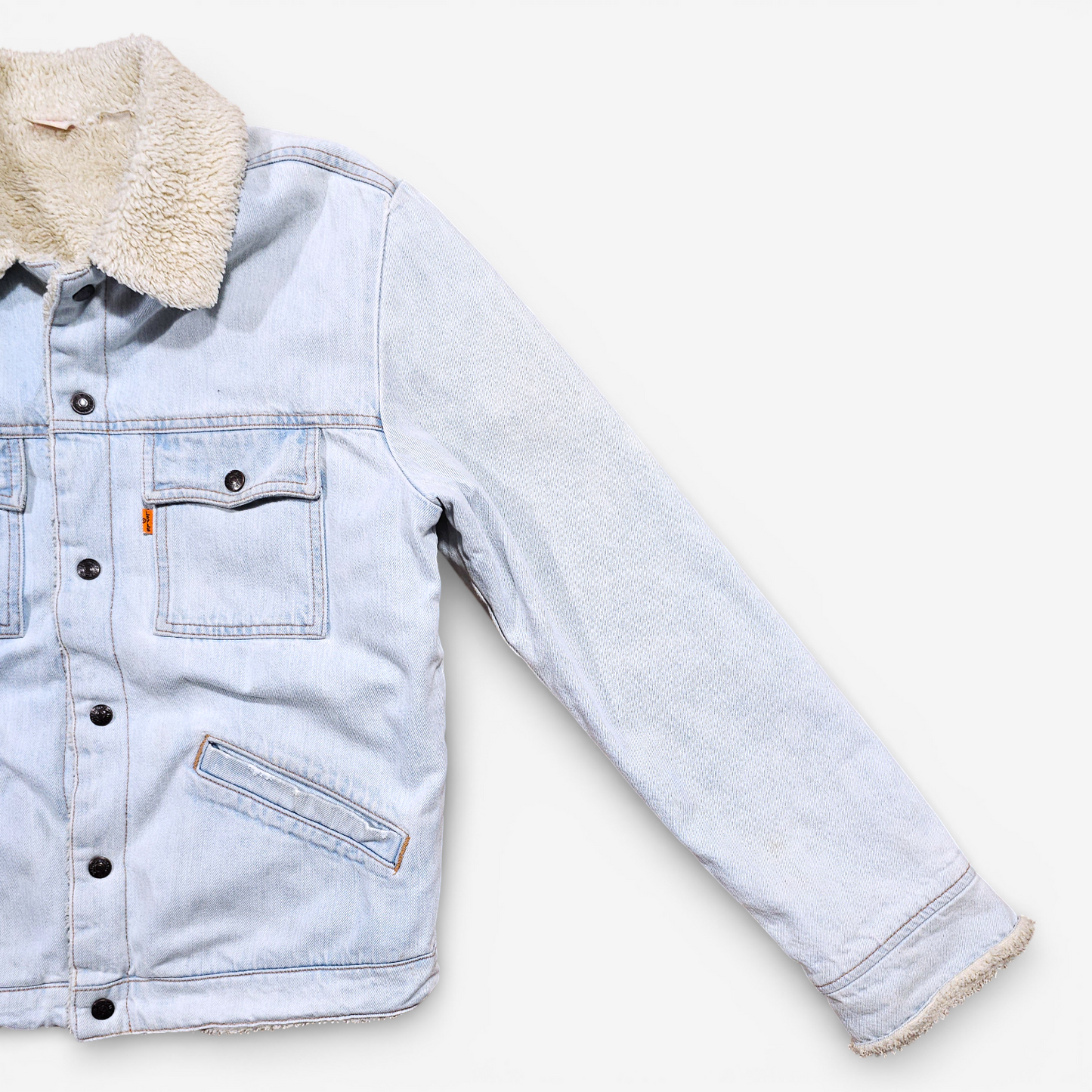 Veste LVC Levi's Vintage Clothing Sherpa Trucker Jacket - Made in USA (M)