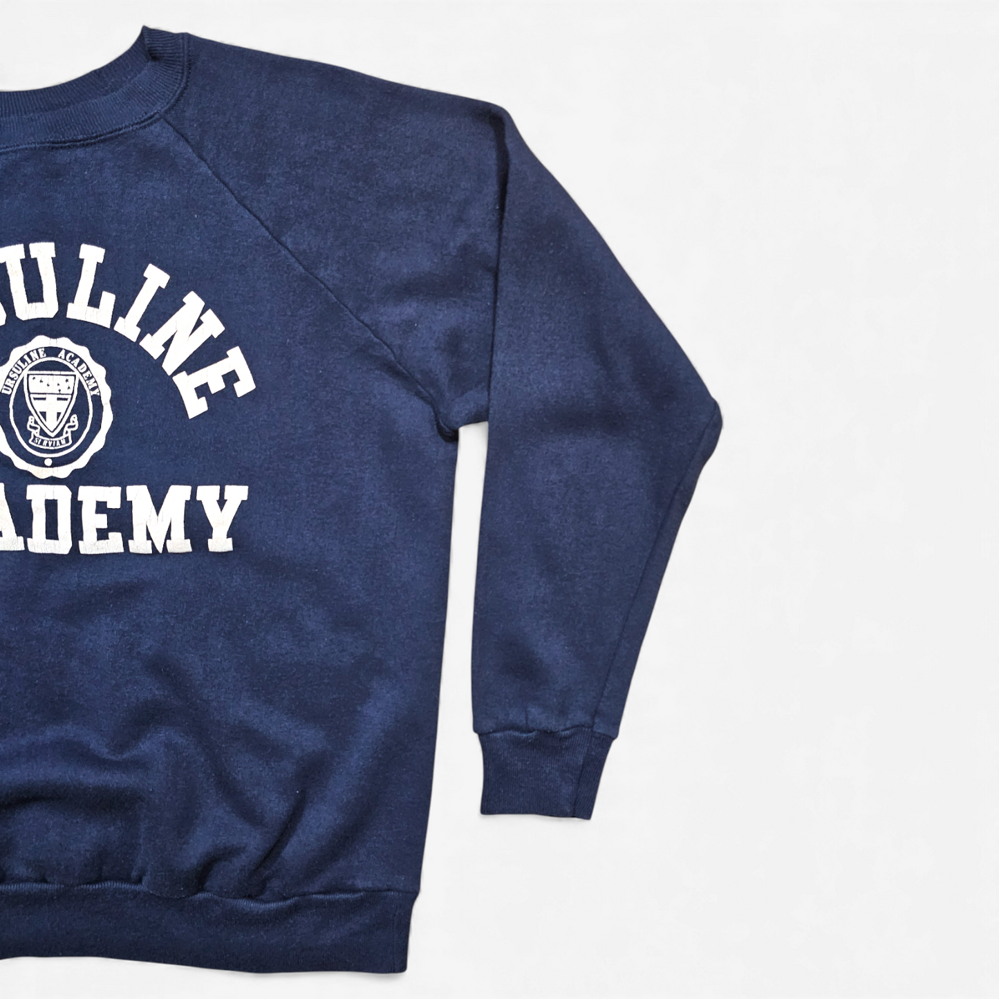 Vintage Champion 80's Ursuline Academy University Sweatshirt - Made in USA (M)