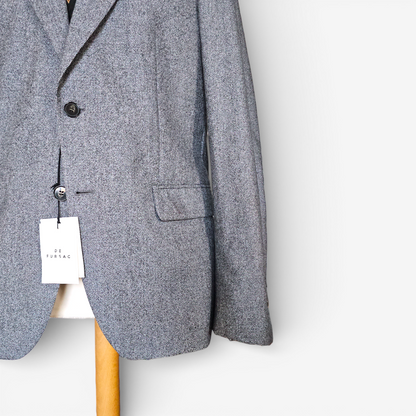 Blazer De Fursac Laine Flanelle Gris (50)
