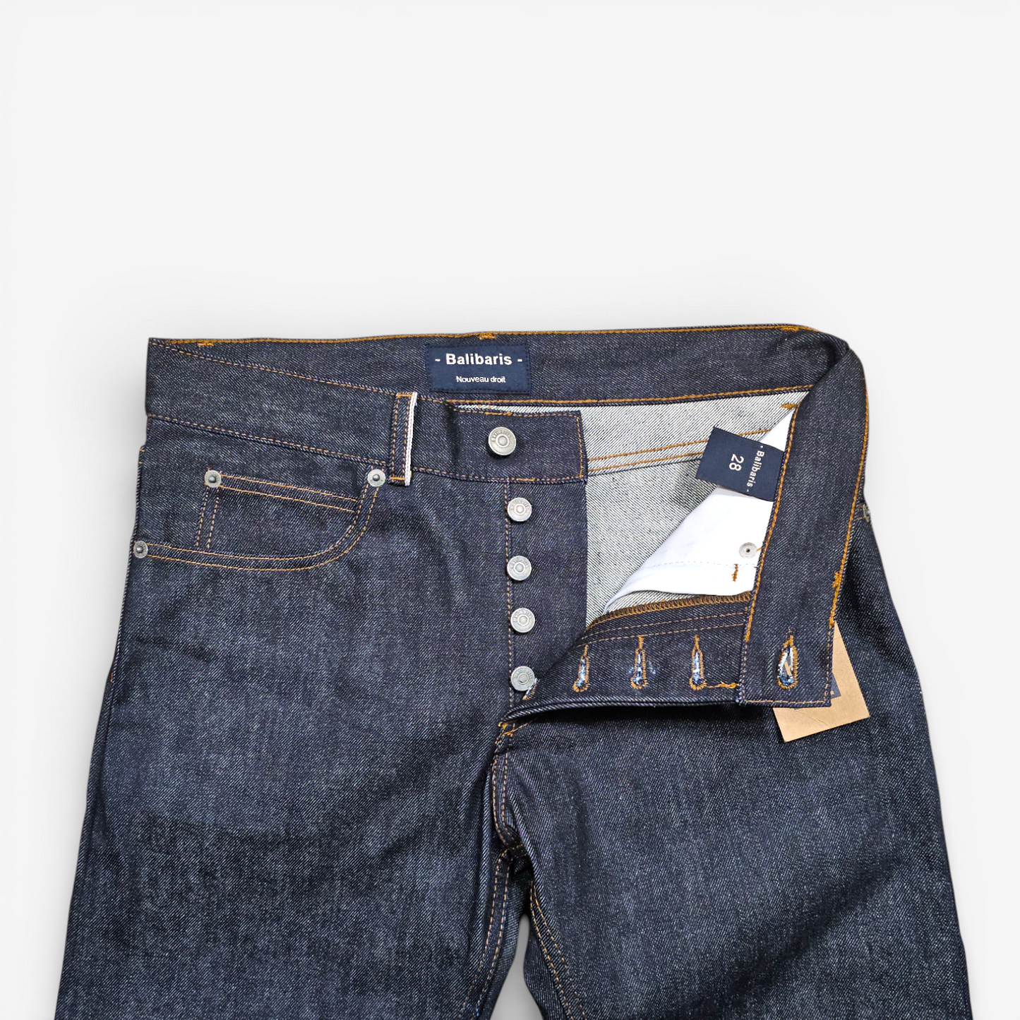 Jean Balibaris Brut Nouveau Droit - Selvedge (W28)
