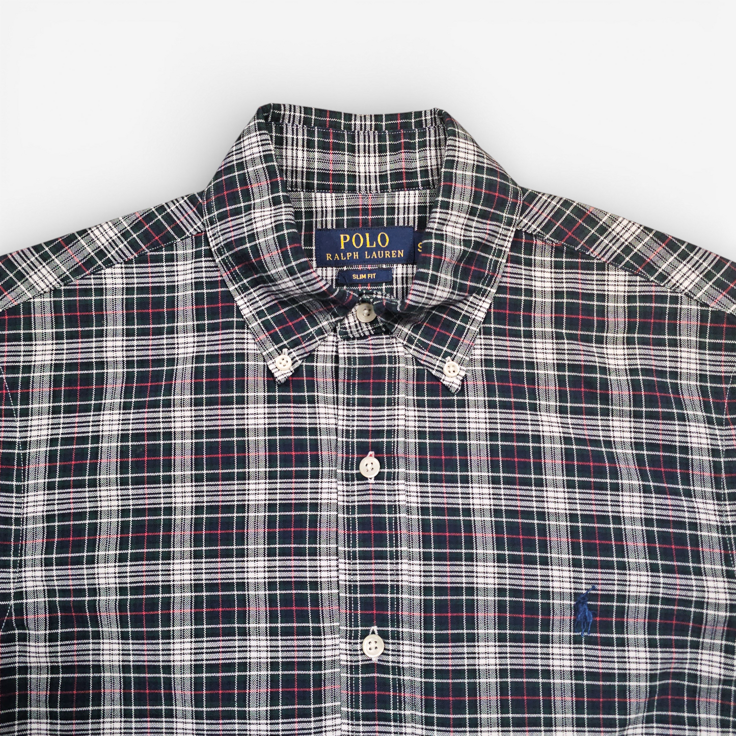 Chemise Polo Ralph Lauren Ecossaise (S)