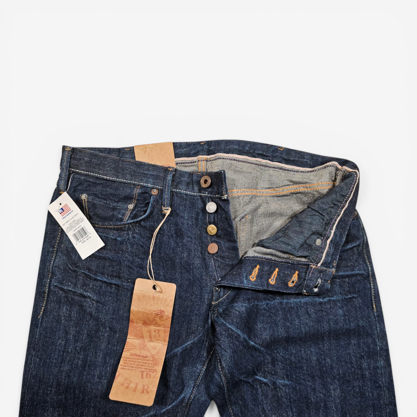 Jean Ralph Lauren Selvedge Kaihara Mills (W29L32, W30L32)