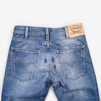 Jean LVC Levi's Vintage Clothing 646 60s Flare - Big E Orange Tab (W26L34)