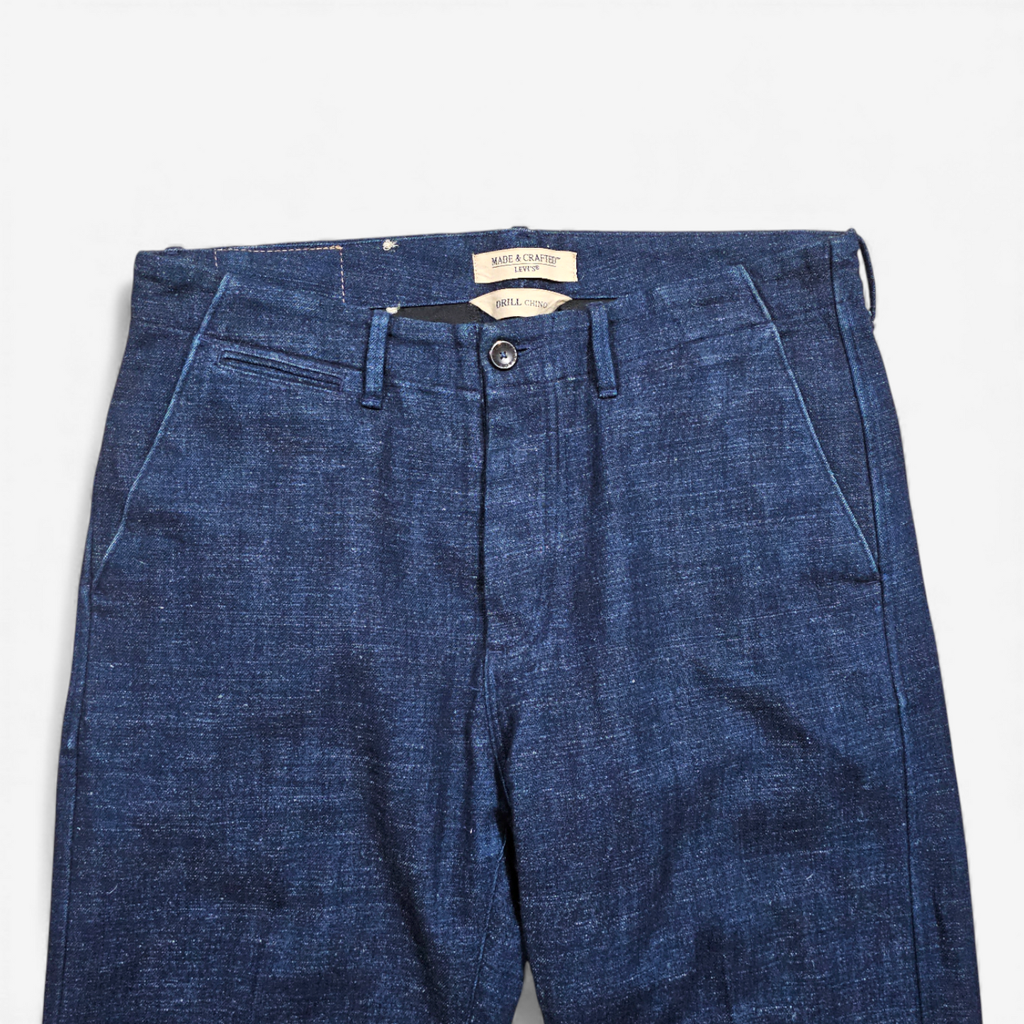 Levi's Made&Crafted Drill Chino Blended Wool Trousers (W32L32)