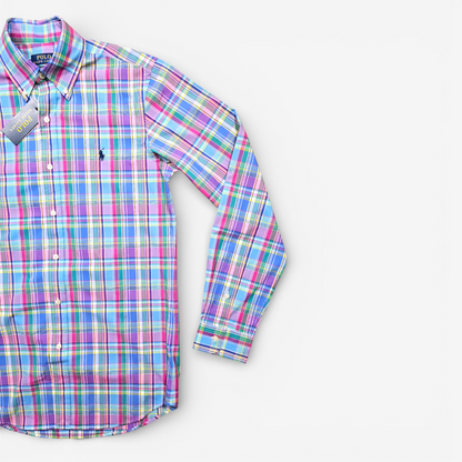 Chemise Ralph Lauren Carreaux Madras (S)