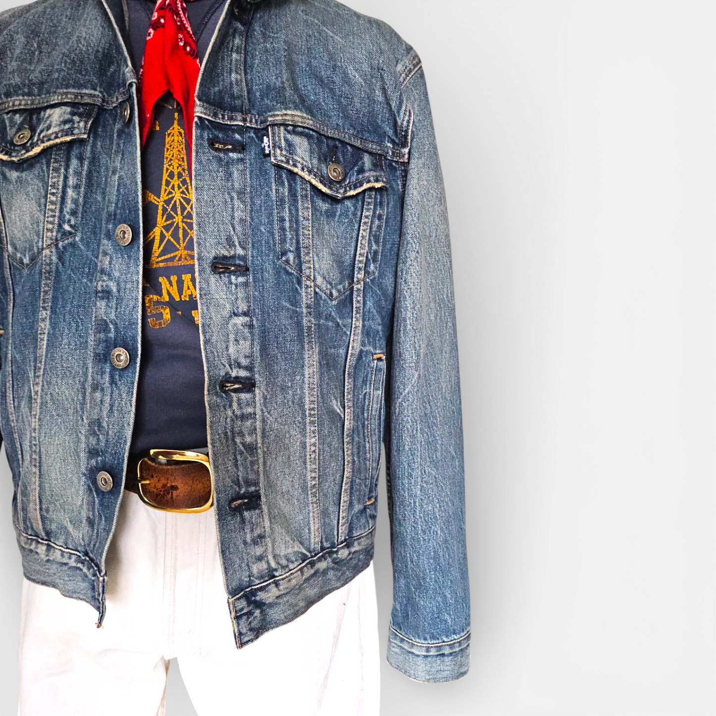 Veste Levi's Made&Crafted Trucker Type 3 - Made in Japan Big E (M)