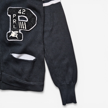 Polo Ralph Lauren Cotton Letterman Varsity Cardigan (S)