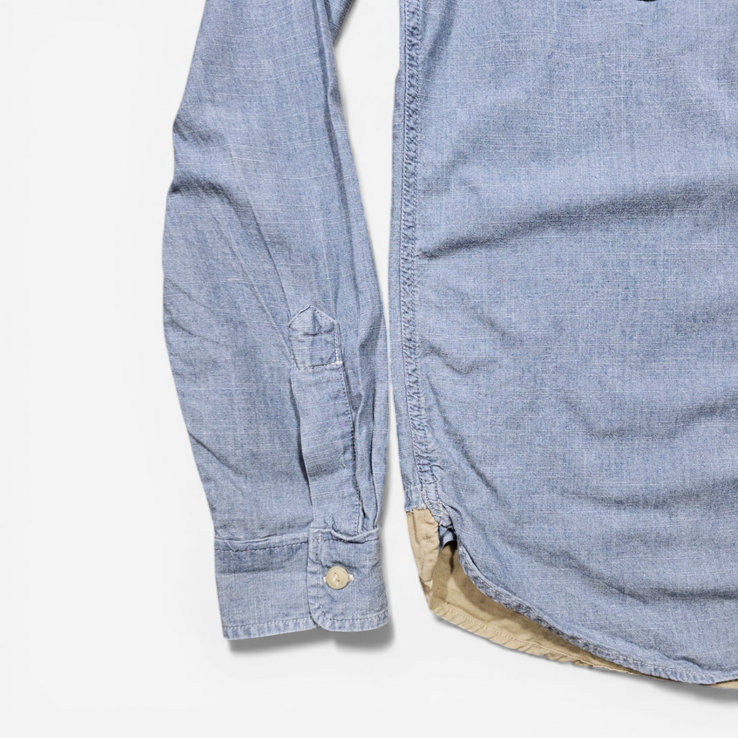 Chemise Polo Ralph Lauren Chambray Shirt Workwear Denim (S)