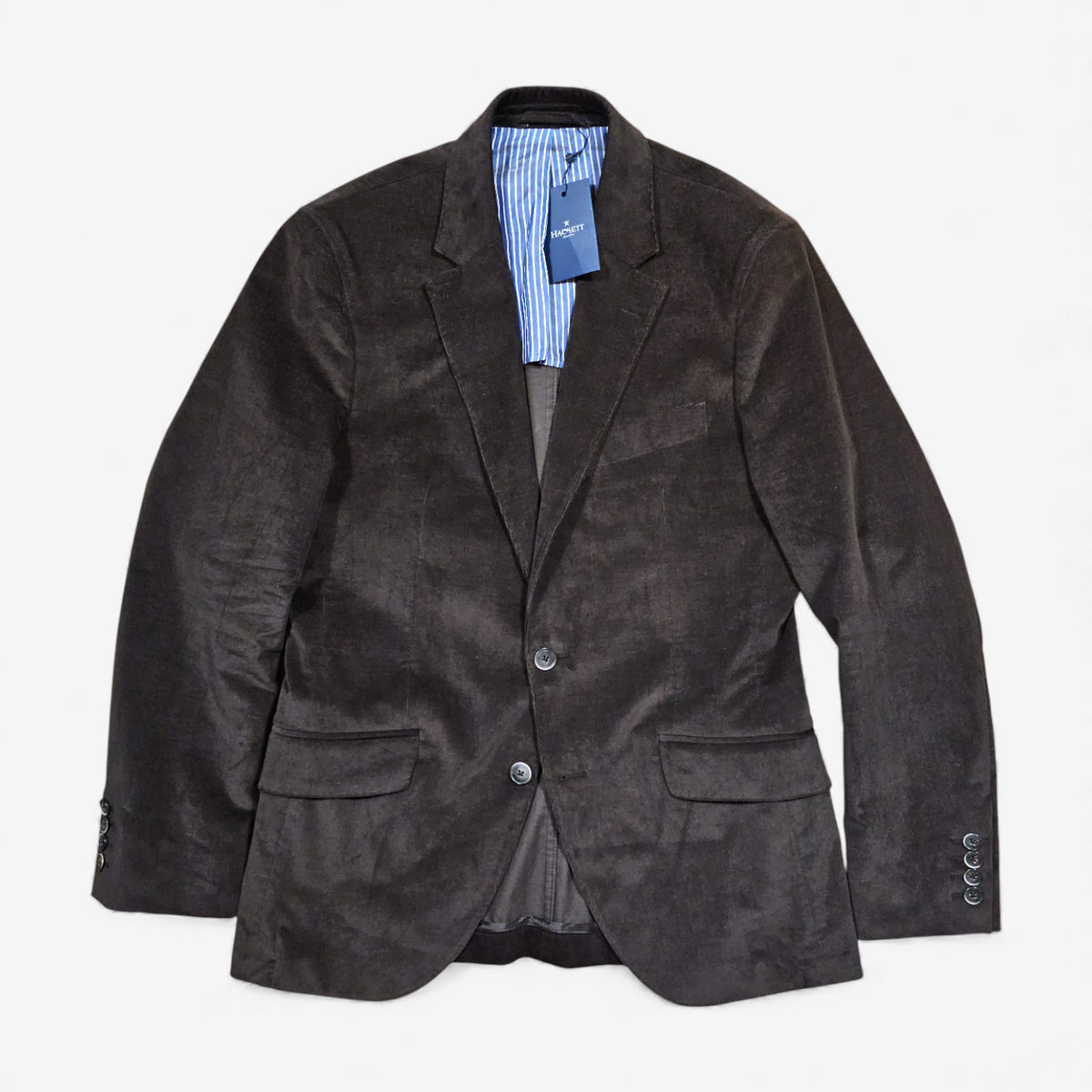 Blazer Hackett Velours Marron