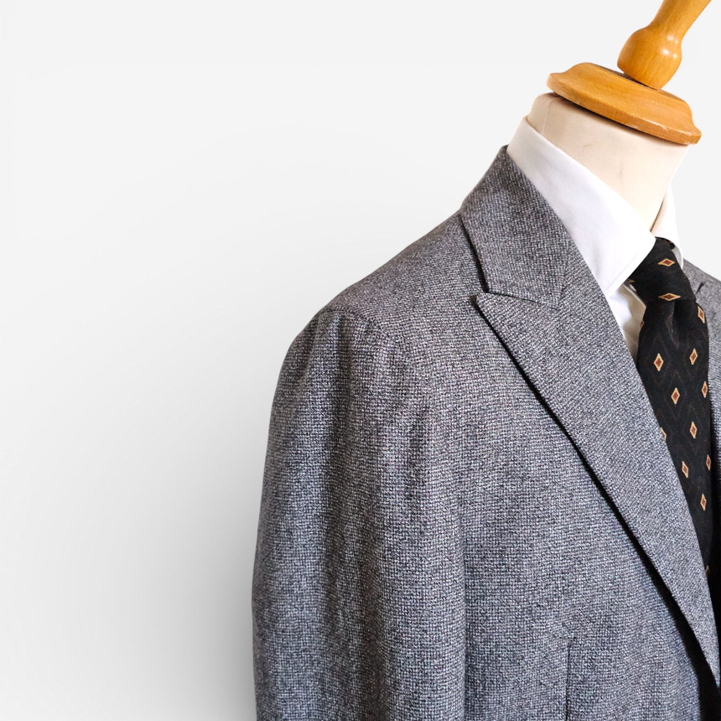 Blazer De Fursac Laine Flanelle Gris (50)