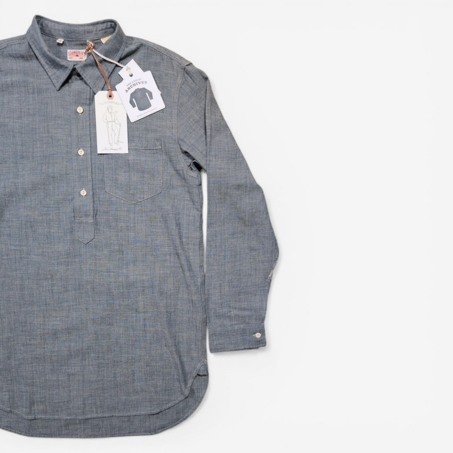 LVC Levi's Vintage Clothing Sunset Chambray Shirt Repro (XS)