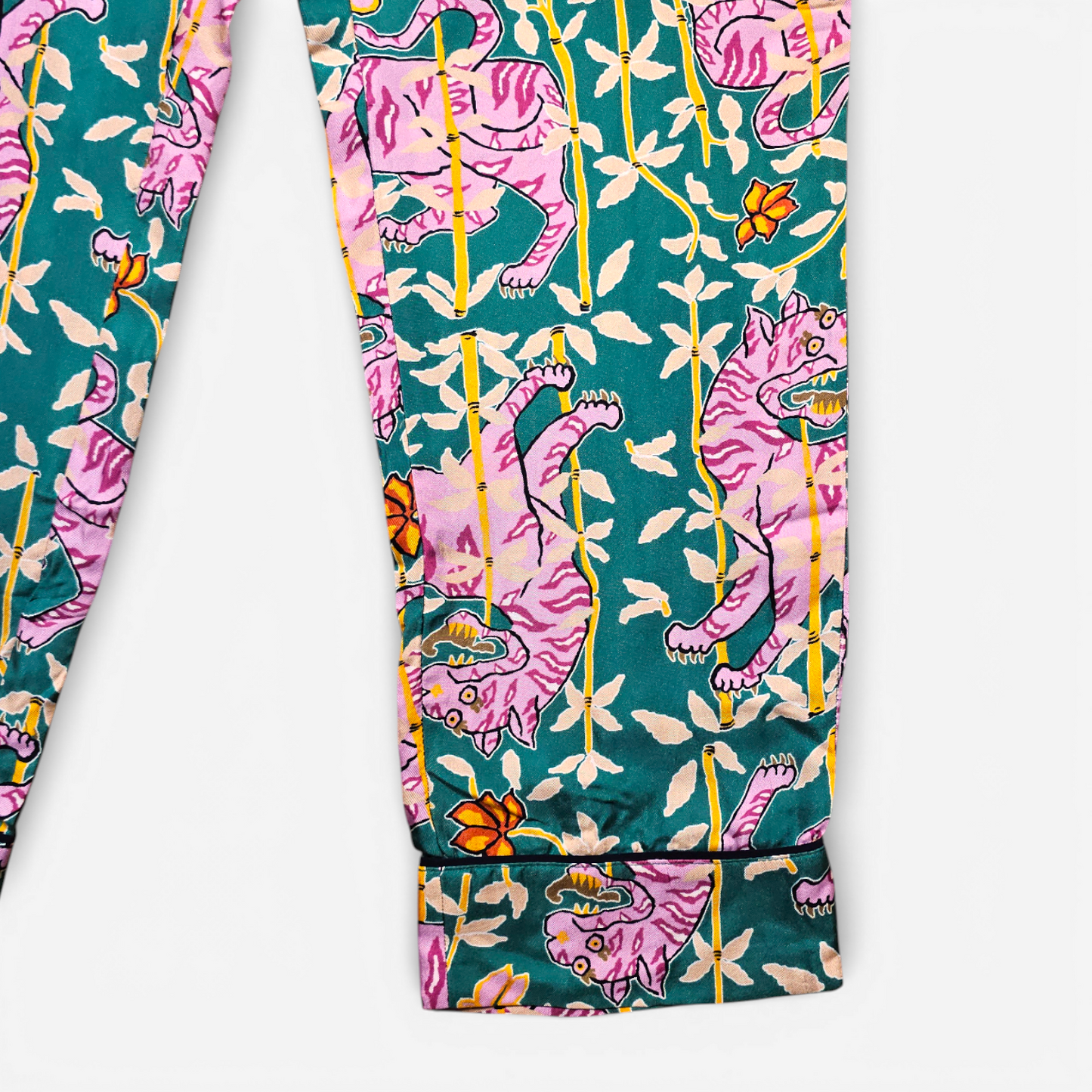Drake's x J. Crew Silk Bengal Tiger Pants (4)