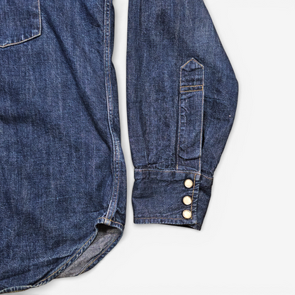LVC Levi's Vintage Clothing 1955 Sawtooth Denim Shirt - Made in USA (M)