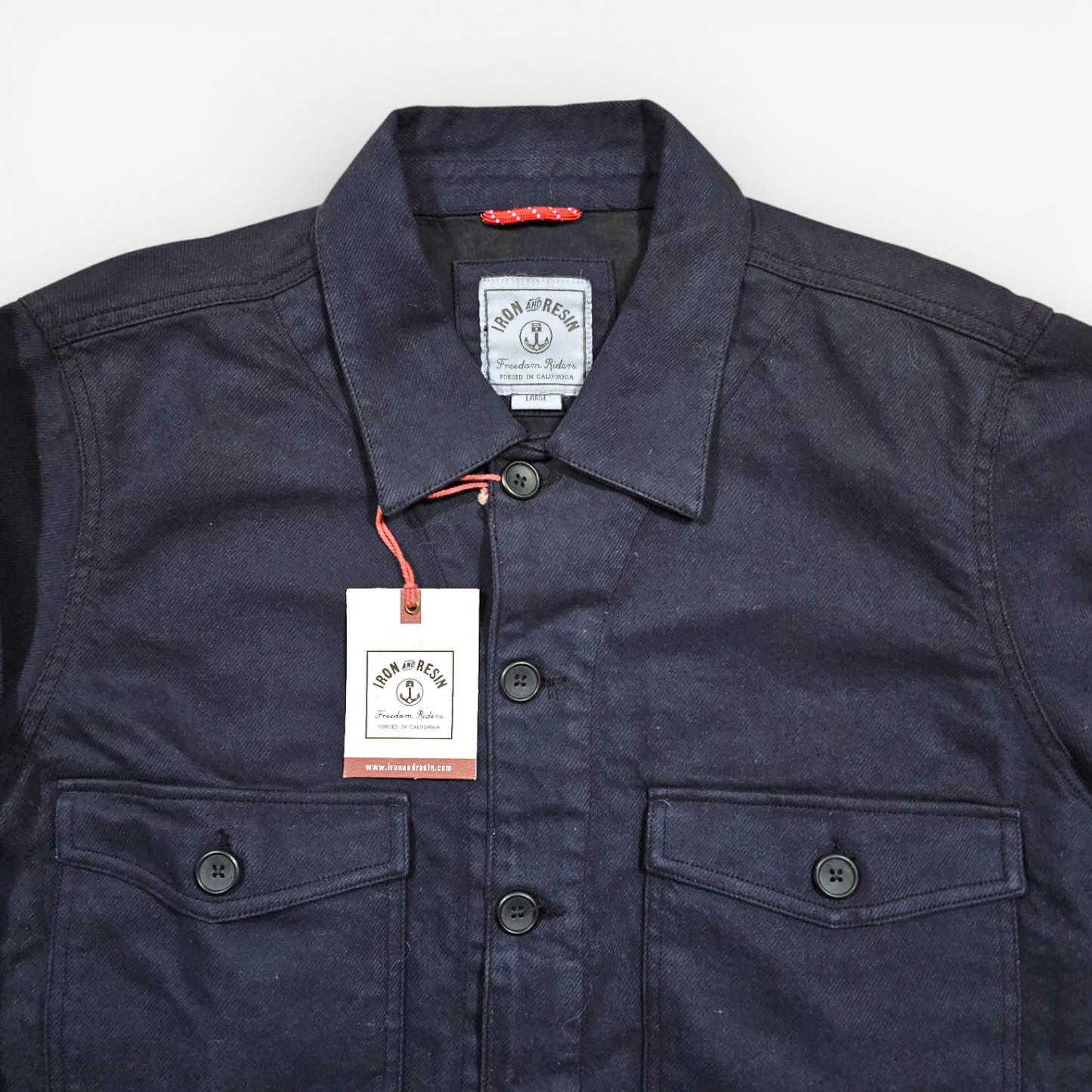 Veste Iron & Resin Revival Shirt Marine (L)