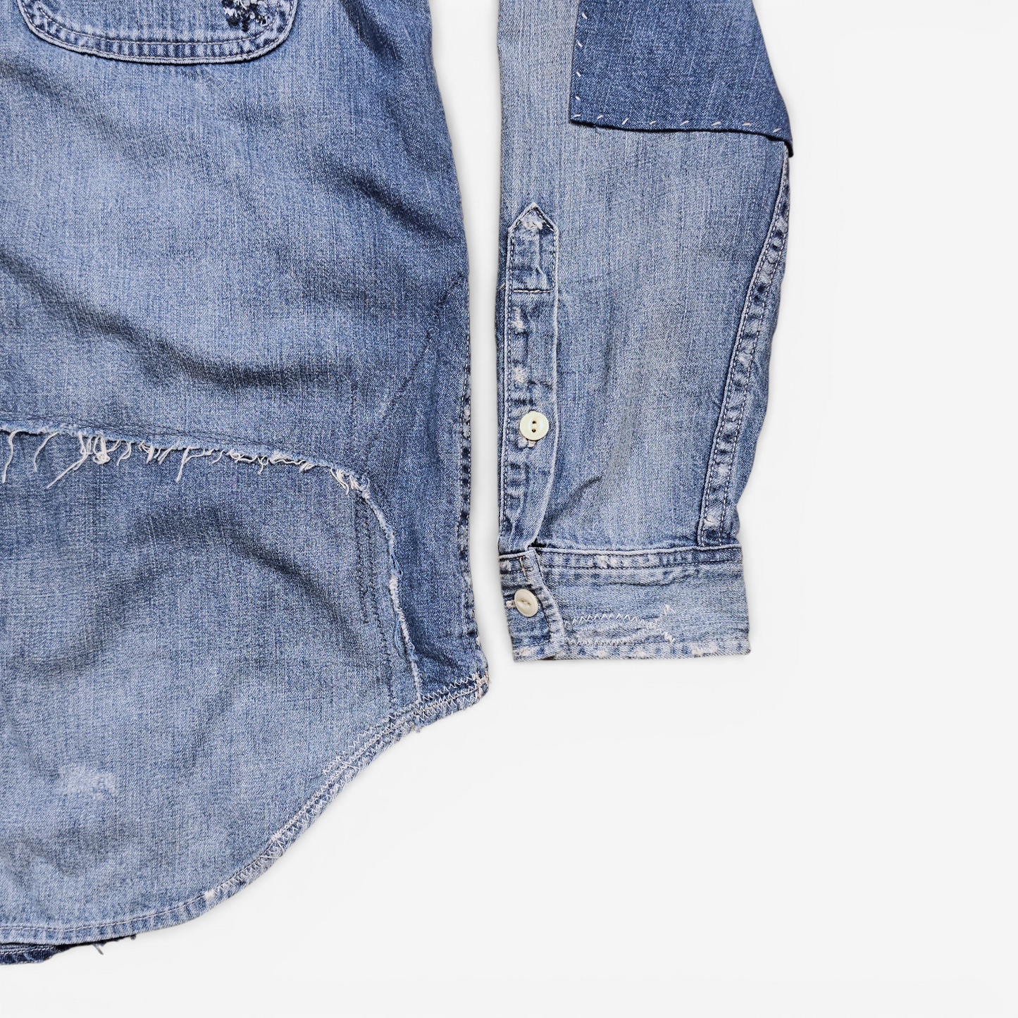 Chemise Polo Ralph Lauren Denim Distressed (S)