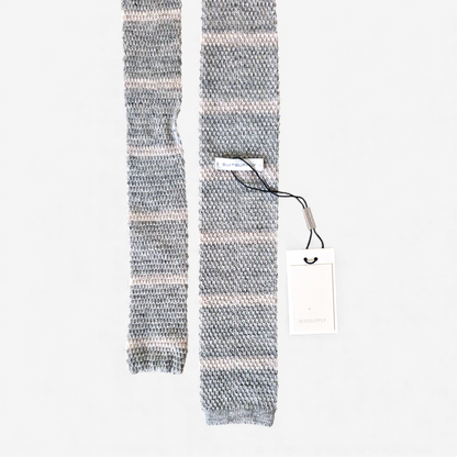 Cravate Suitsupply Tricotée Maille Lin - Made in Italy